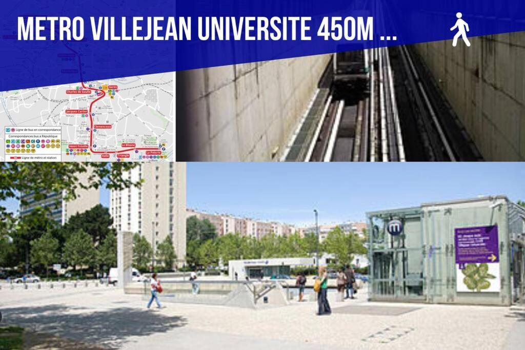 Auteuil • 4 Chambres • Wifi • Metro A 400M Rennes Exterior foto